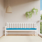 Cojín banco de jardín tela Oxford estampado hojas 100x50x3 cm