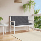 Cojín banco de jardín tela Oxford estampado hojas 100x50x3 cm