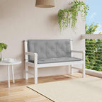 Cojín banco de jardín tela Oxford estampado hojas 100x50x3 cm