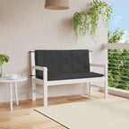 Cojín banco de jardín tela Oxford estampado hojas 100x50x3 cm