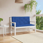 Cojín banco de jardín tela Oxford estampado hojas 100x50x3 cm