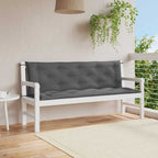 Cojín banco de jardín tela Oxford estampado hojas 100x50x3 cm