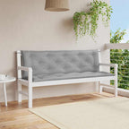 Cojín banco de jardín tela Oxford estampado hojas 100x50x3 cm