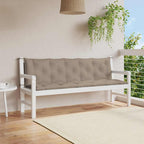 Cojín banco de jardín tela Oxford estampado hojas 100x50x3 cm