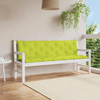 Cojín banco de jardín tela Oxford estampado hojas 100x50x3 cm