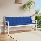 Cojín banco de jardín tela Oxford estampado hojas 100x50x3 cm