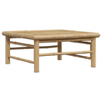 Mesa de jardín de bambú 65x65x30 cm