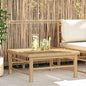 Mesa de jardim de bambu 65x65x30 cm