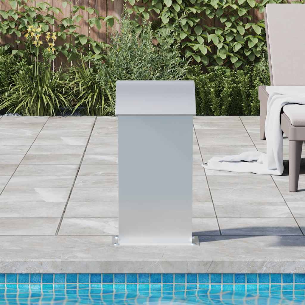 Fuente de piscina de acero inoxidable 304 22x60x70 cm