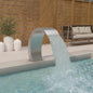 304 Stainless Steel LED Pool Waterfall 22x60x70 cm