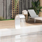 Fuente de piscina de acero inoxidable 304 22x60x70 cm