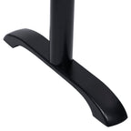 Patas para mesa de bistró 2 uds. Hierro fundido negro 61x8x72cm