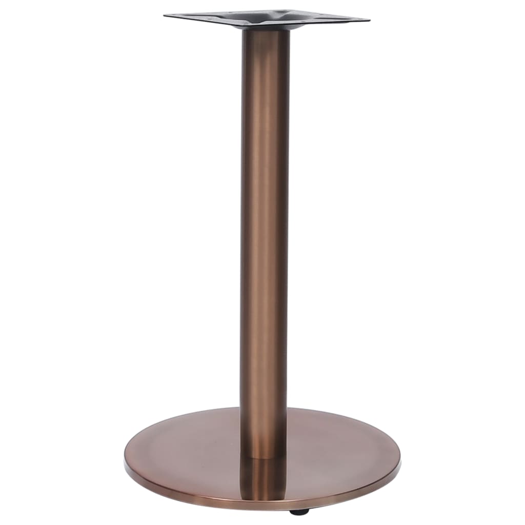 Pata de mesa de bistró acero inoxidable dorado Ø45x107 cm
