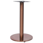 Pata de mesa de bistró acero inoxidable dorado Ø45x107 cm
