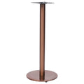 Pata de mesa de bistró acero inoxidable dorado Ø45x107 cm