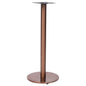 Pata de mesa de bistró acero inoxidable dorado Ø45x107 cm