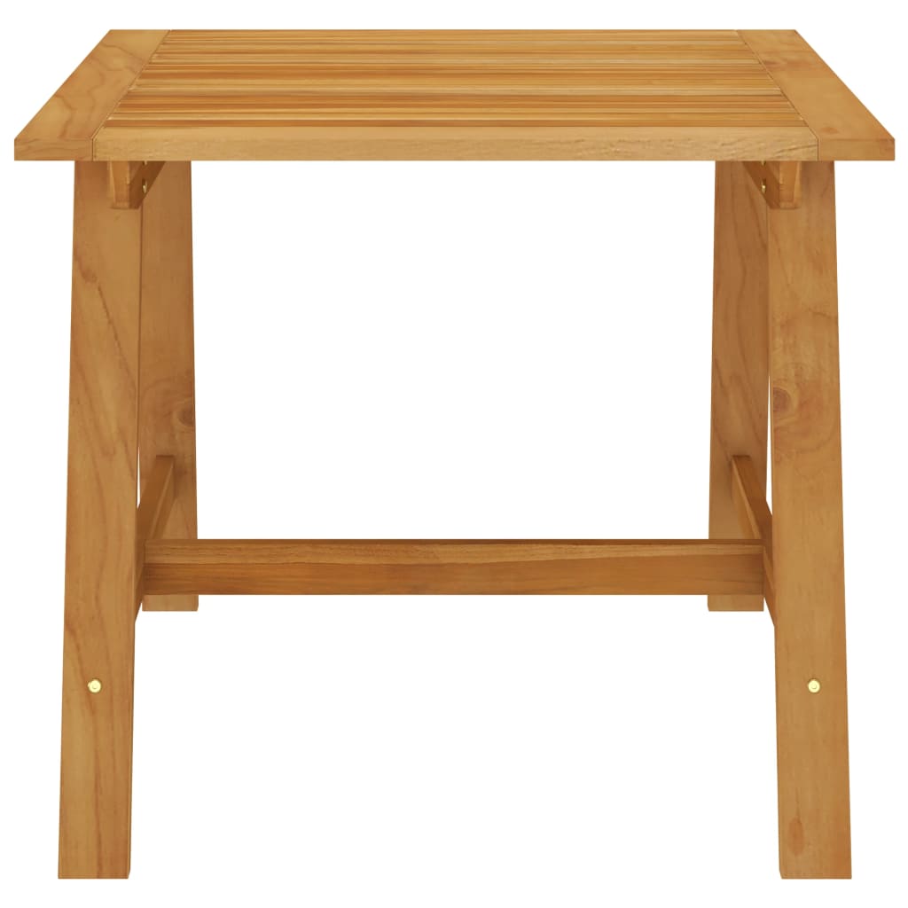 Juego de comedor para jardín 3 piezas madera maciza de acacia