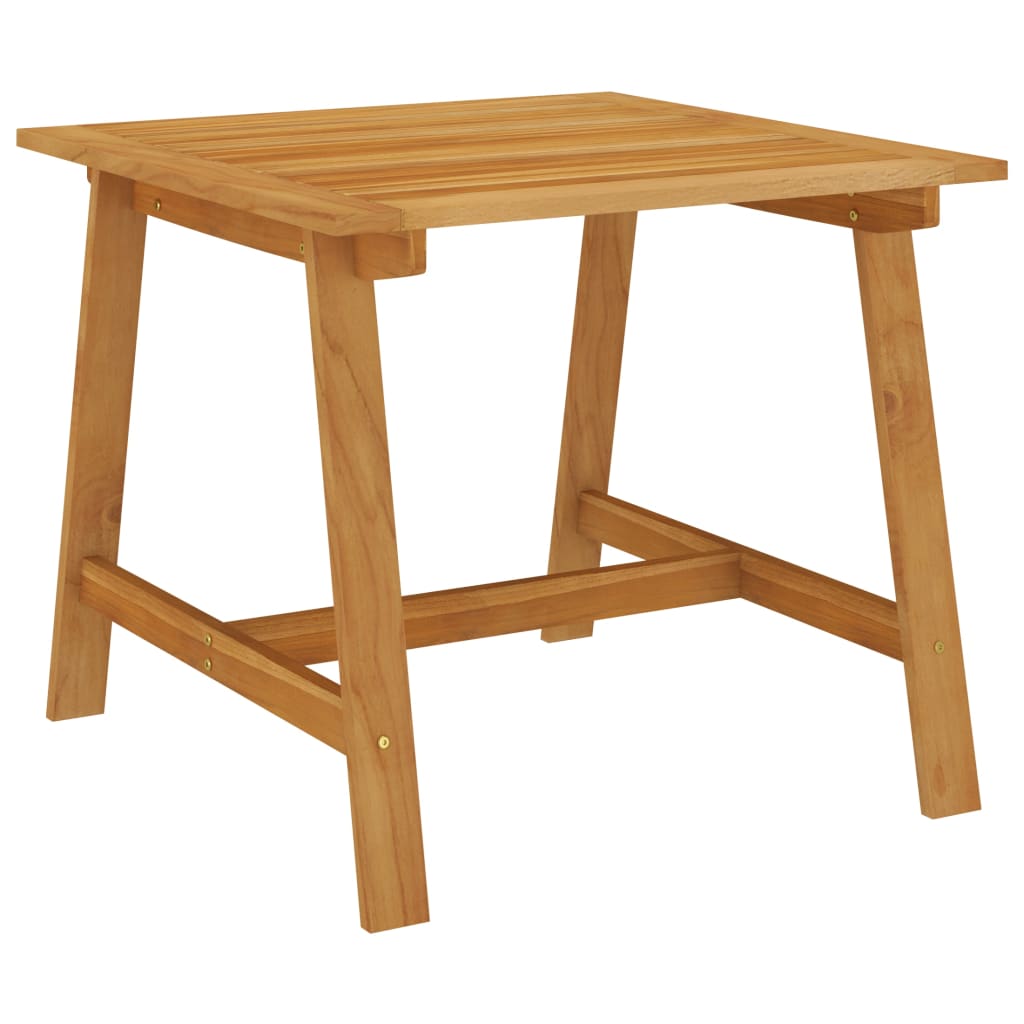 Juego de comedor para jardín 5 piezas madera maciza de acacia