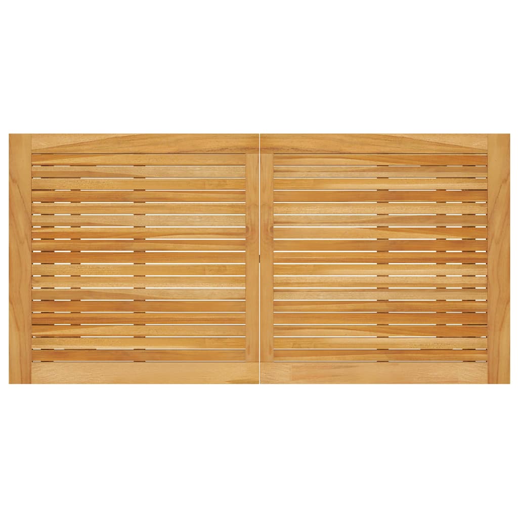Juego de comedor para jardín 7 piezas madera maciza de acacia