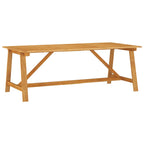 Juego de comedor para jardín 9 piezas madera maciza de acacia