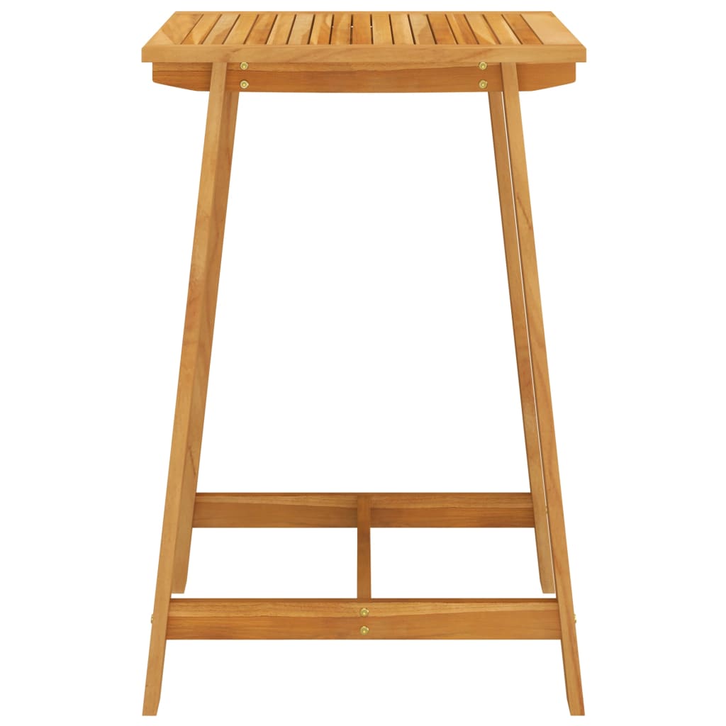 Mesa y sillas de bar para jardín 3 pzas madera maciza de acacia