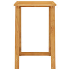 Mesa y sillas de bar para jardín 3 pzas madera maciza de acacia