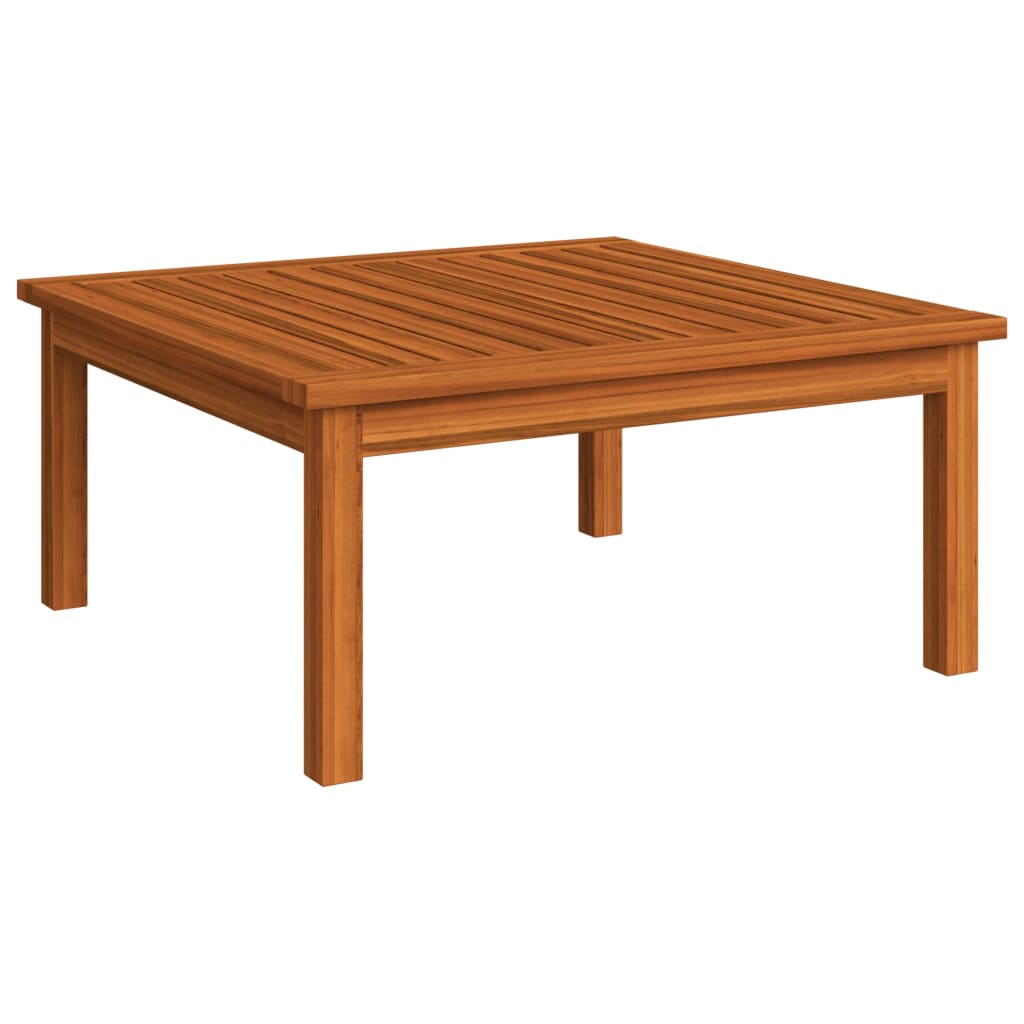 Conjunto de jardín de 5 piezas con cojines, madera color crema, acacia y cuerda