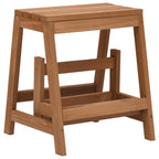 Taburete con peldaños plegable madera maciza de abeto