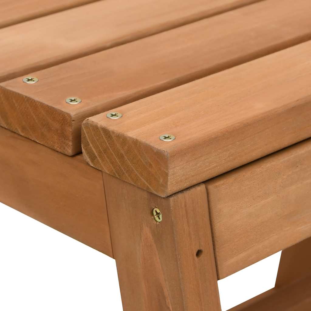 Taburete con peldaños plegable madera maciza de abeto