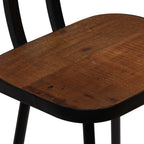 Juego de mesa alta y taburetes de bar 3 piezas blanco