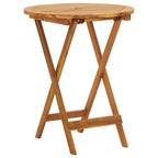 Comedor de jardín plegable 3 piezas madera maciza de acacia