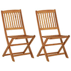 Comedor de jardín plegable 3 piezas madera maciza de acacia