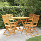 Comedor de jardín plegable 3 piezas madera maciza de acacia