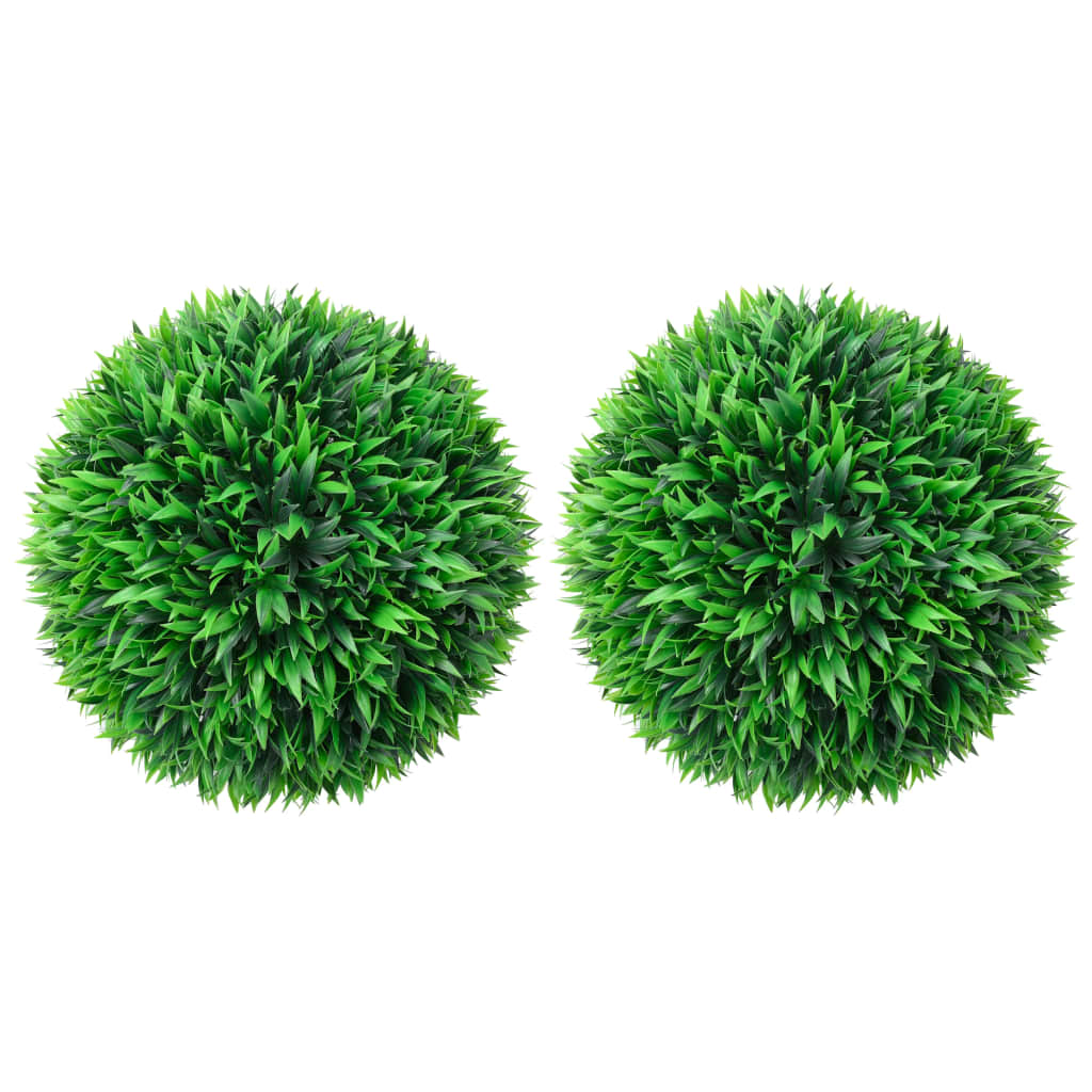 Bolas de boj artificial 2 unidades 20 cm