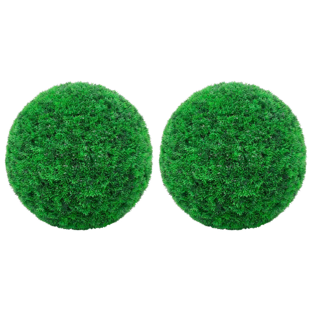 Bolas de boj artificial 2 unidades 20 cm