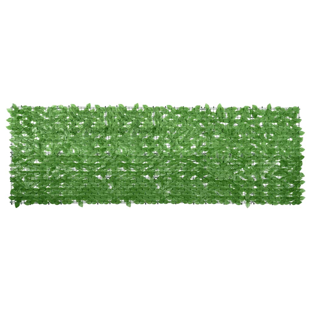 Green leaf balcony screen 200x100 cm