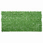 Pantalla de balcón de hojas verde 200x100 cm