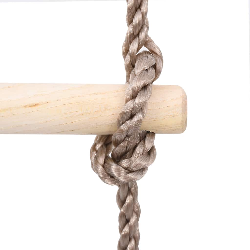 Escalera de 5 peldaños madera maciza de pino 210 cm