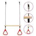 Columpio trapecio con anillas