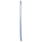 Soportes para postes de valla 2 unidades acero galvanizado