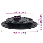 Patas ajustables para terraza 10 unidades 20-30 mm