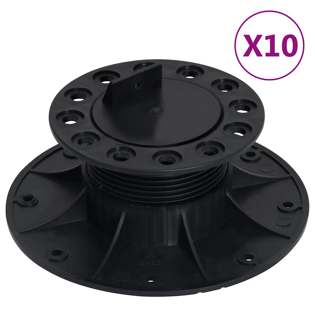 Pés ajustáveis para terraço 10 unidades 20-30 mm
