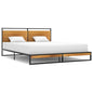 Estructura de cama sin colchón metal 140x200 cm