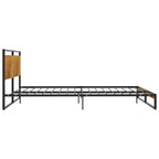 Estructura de cama sin colchón metal 140x200 cm