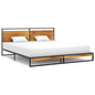 Estructura de cama sin colchón metal 140x200 cm