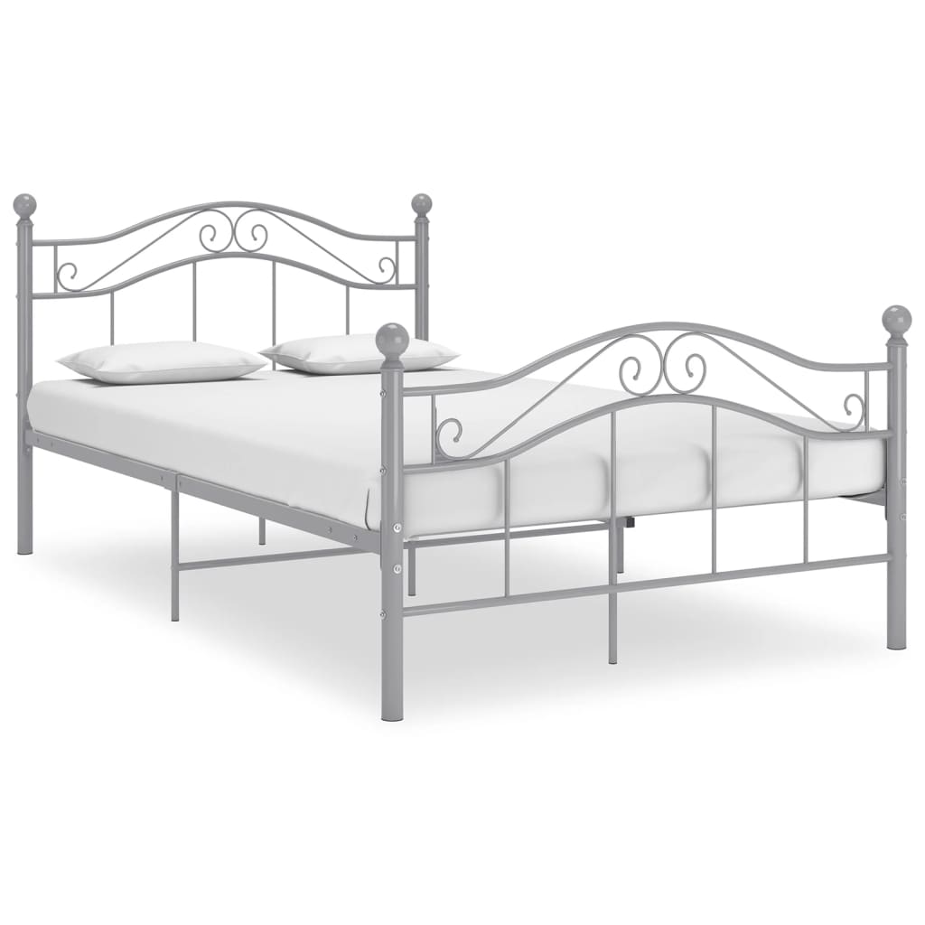 Cama extensible sin colchón metal blanco 80x130/200 cm