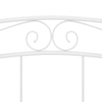Estructura de cama sin colchón metal blanco 160x200 cm