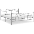 Cama extensible sin colchón metal blanco 80x130/200 cm