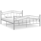 Cama extensible sin colchón metal blanco 80x130/200 cm