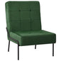 Silla de relajación de terciopelo crema blanca 65x79x87 cm